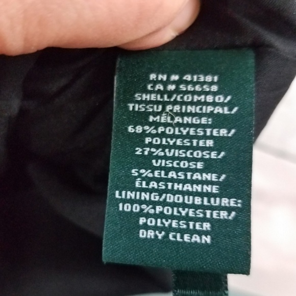 Lauren Ralph Lauren Black Strappy Suiting Dress - Picture 5 of 7